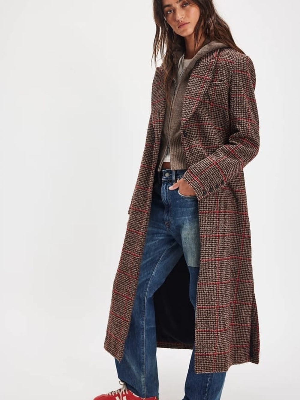 Free People Hailey Tweed Duster